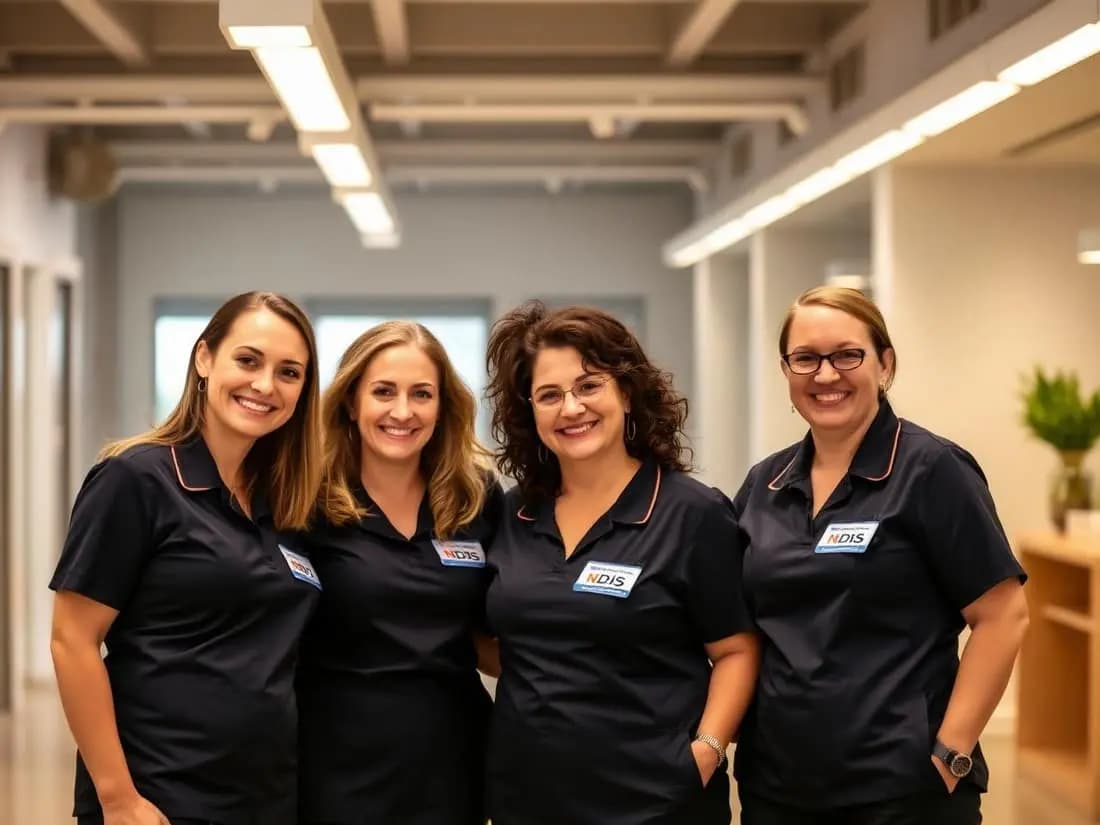 Support worker and participant in Canberra