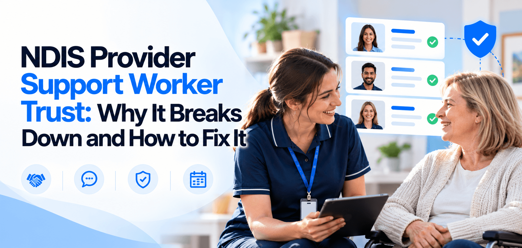 NDIS Provider Support Worker Trust: Why It Breaks Down and How to Fix It